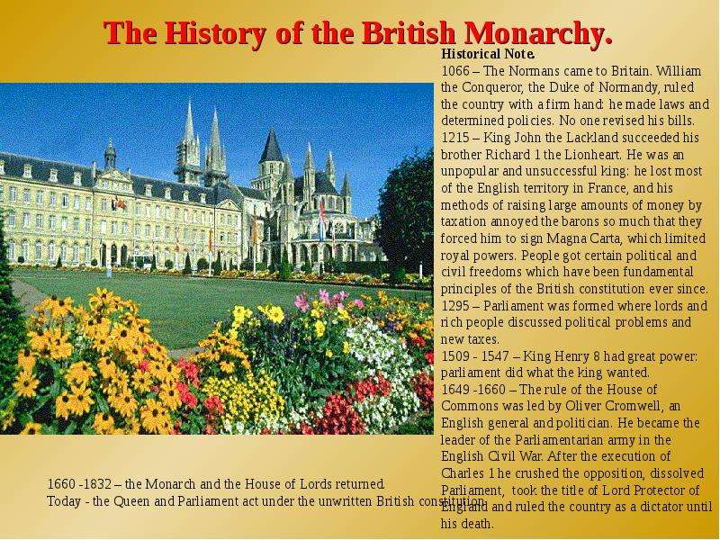 The History of the British