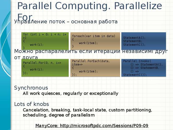 Parallel Computing.
