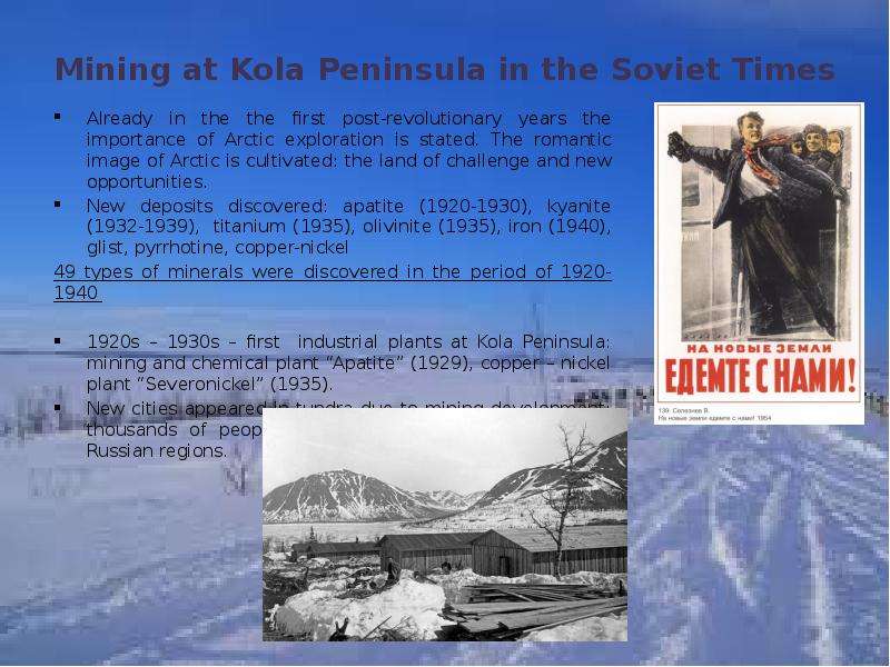 Mining at Kola Peninsula in