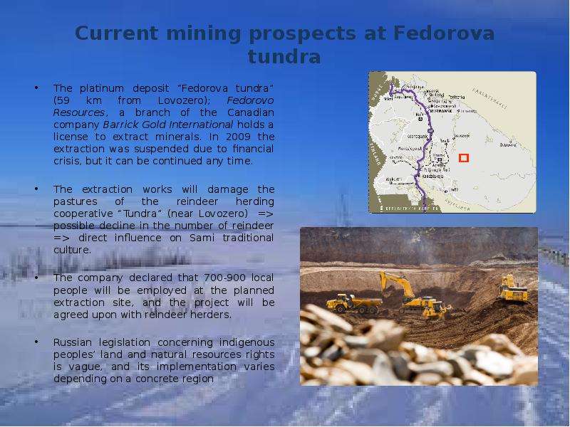 Current mining prospects at