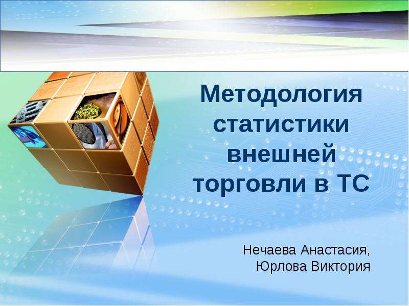 Презентация Методология статистики внешней торговли в ТС Нечаева Анастасия, Юрлова Виктория