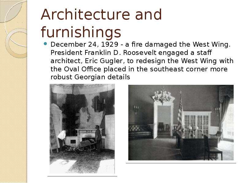 Architecture and furnishings
