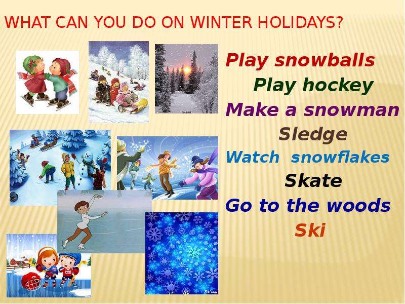 What can you do on winter