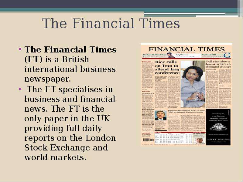 The Financial Times The