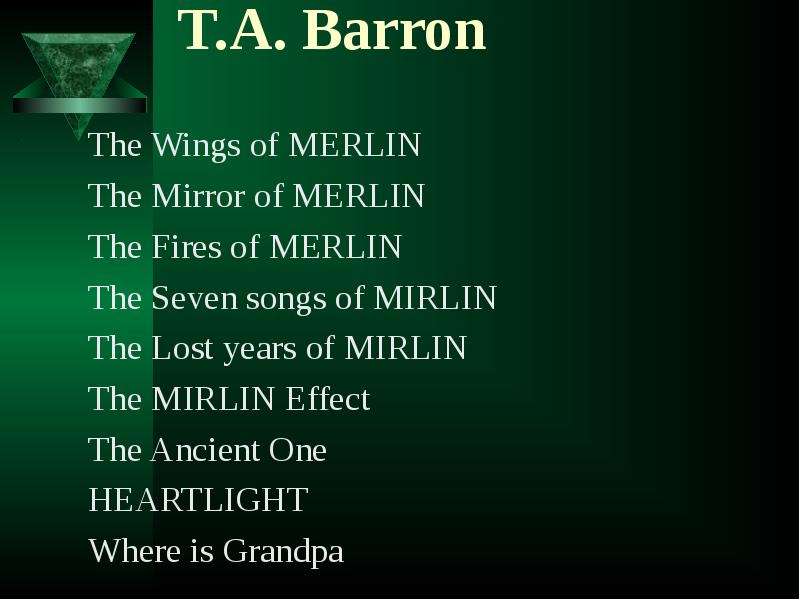 T.А. Barron The Wings of