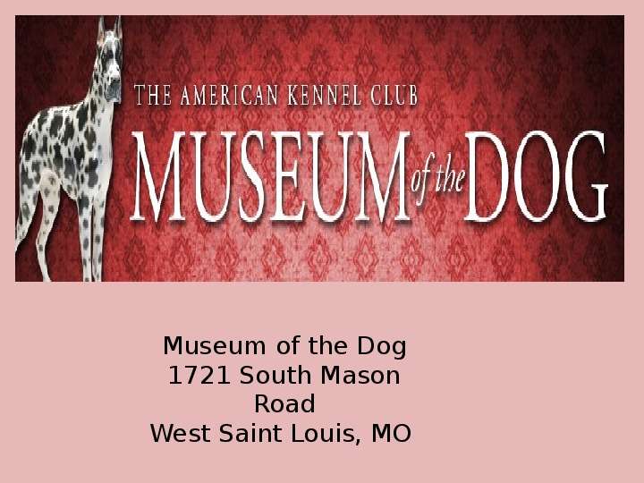 Презентация К уроку английского языка "Museum of the Dog" -