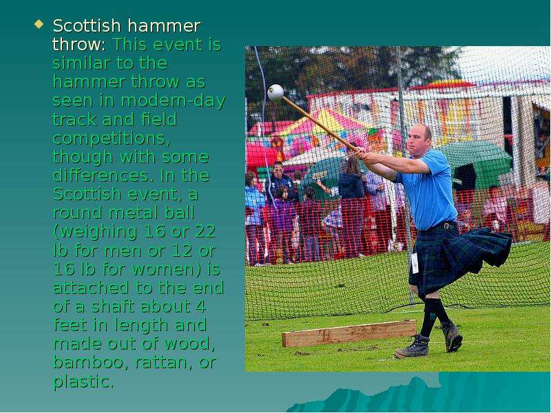 Scottish hammer throw This