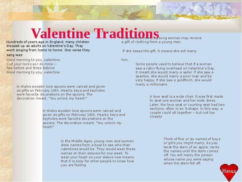 Valentine Traditions Hundreds