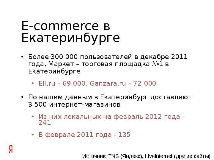 E-commerce в Екатеринбурге