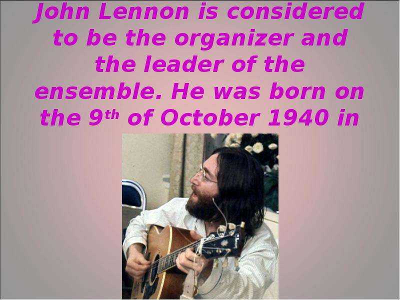 John Lennon is considered to