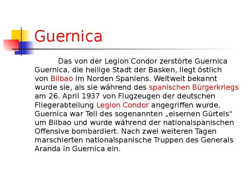 Guernica Das von der Legion