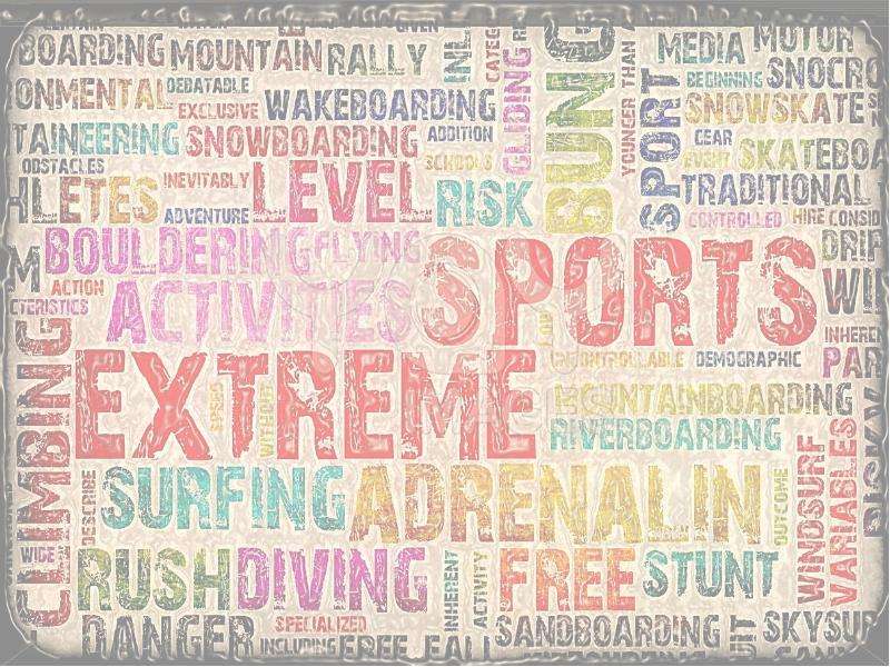 Презентация К уроку английского языка "Extreme sports" - скачать бесплатно