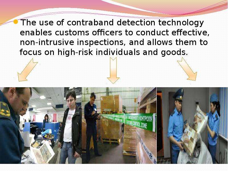 The use of contraband