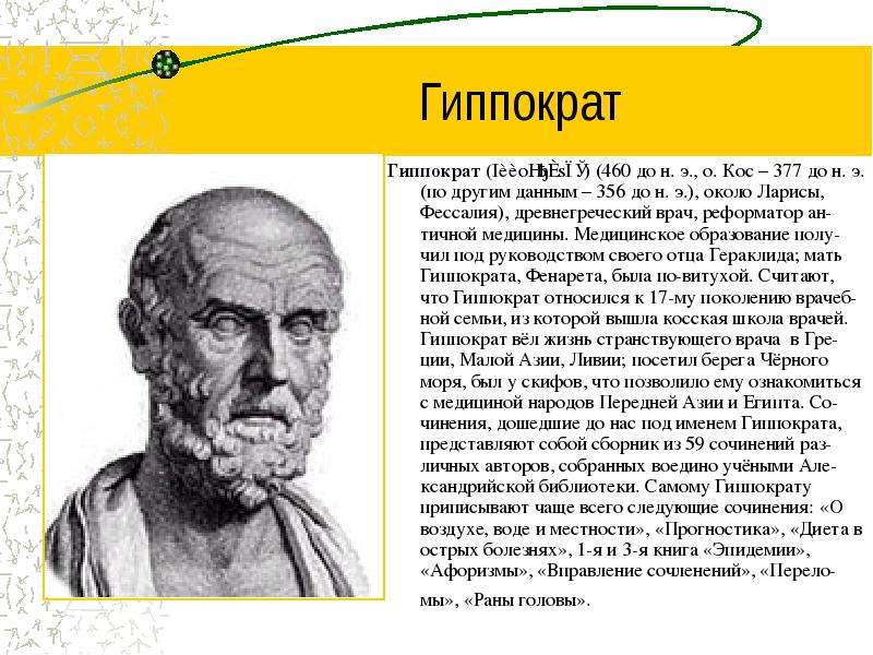 Гиппократ Гиппократ Io до н.