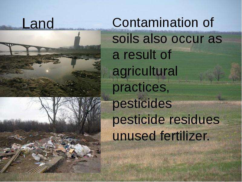 Land Contamination of soils