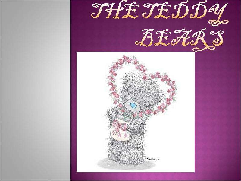 Презентация К уроку английского языка "The teddy bears" - скачать