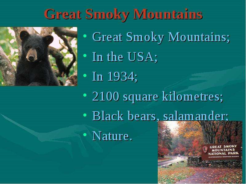 Great Smoky Mountains Great