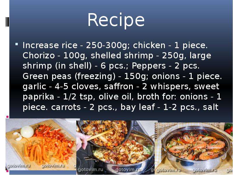 Increase rice - - g chicken -
