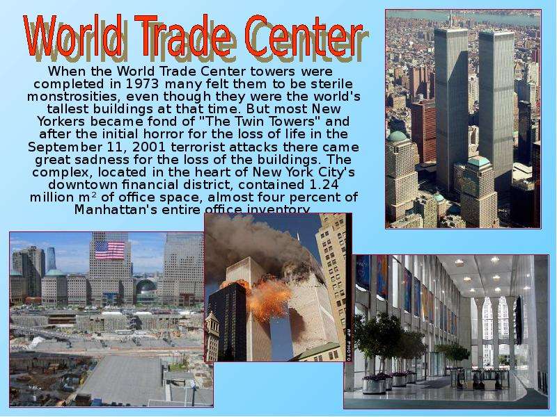 When the World Trade Center