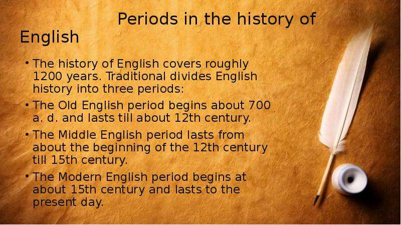 Periods in the history of
