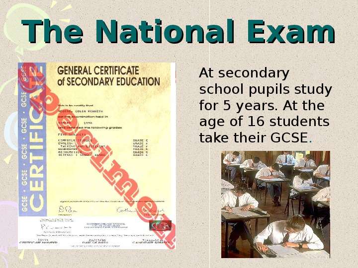 The National Exam At