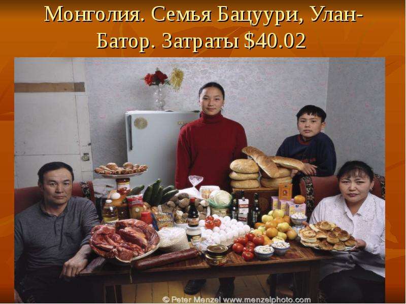 Монголия. Семья Бацуури,