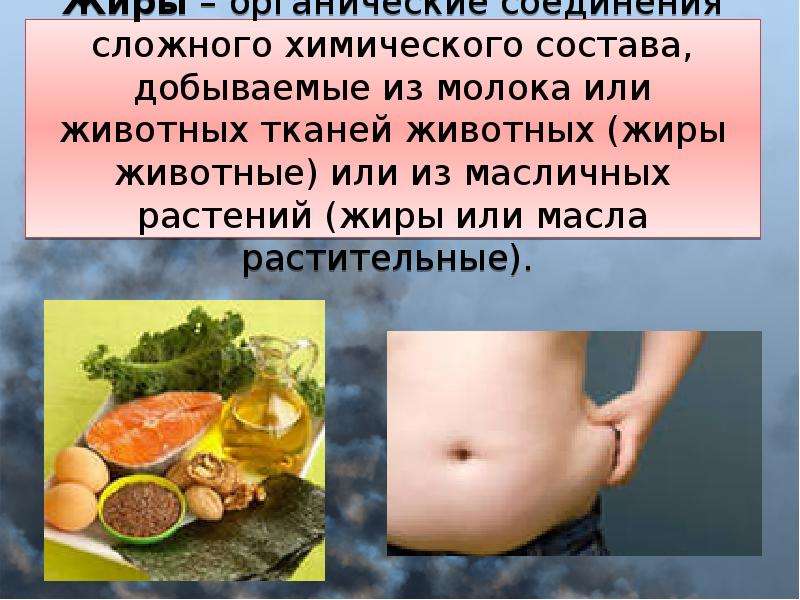 Жиры органические соединения