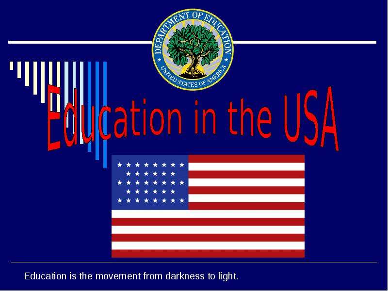 Презентация К уроку английского языка "Education in the USA" - скачать