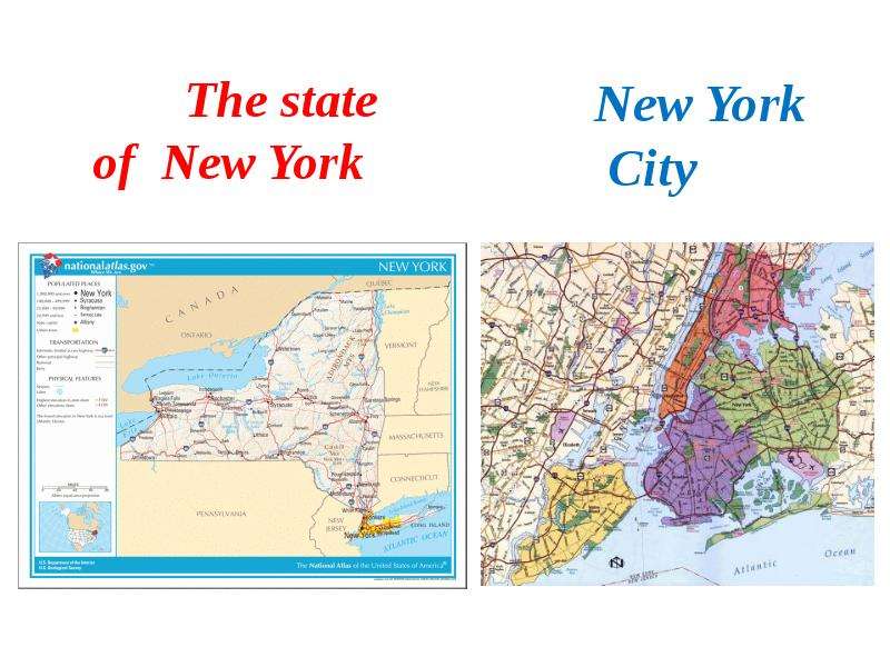 The state of New York