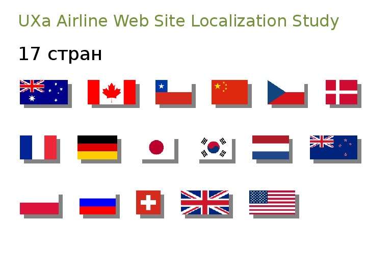 UXa Airline Web Site