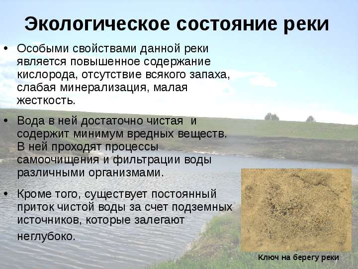 Экологическое состояние реки