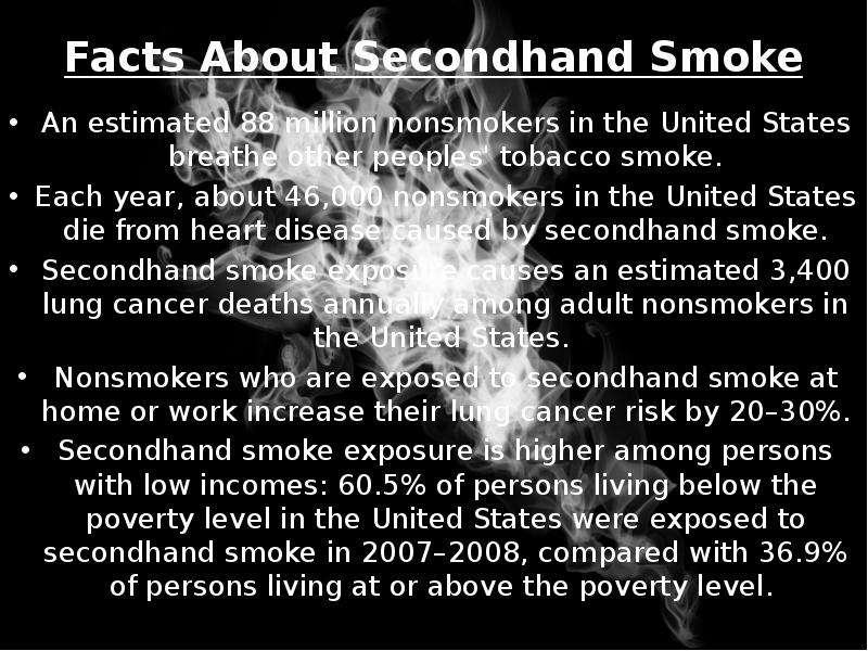 Facts About Secondhand Smoke