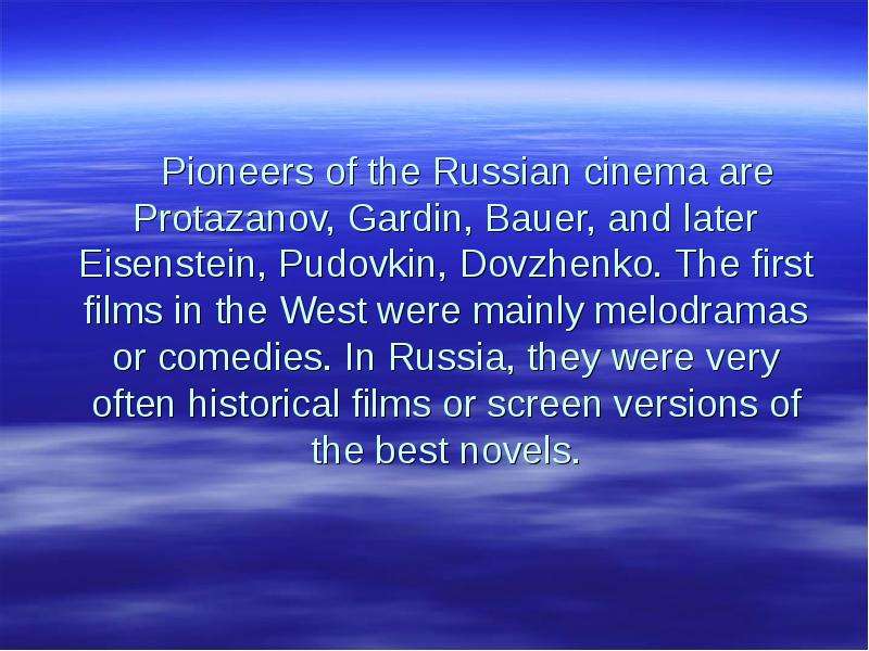 Pioneers of the Russian