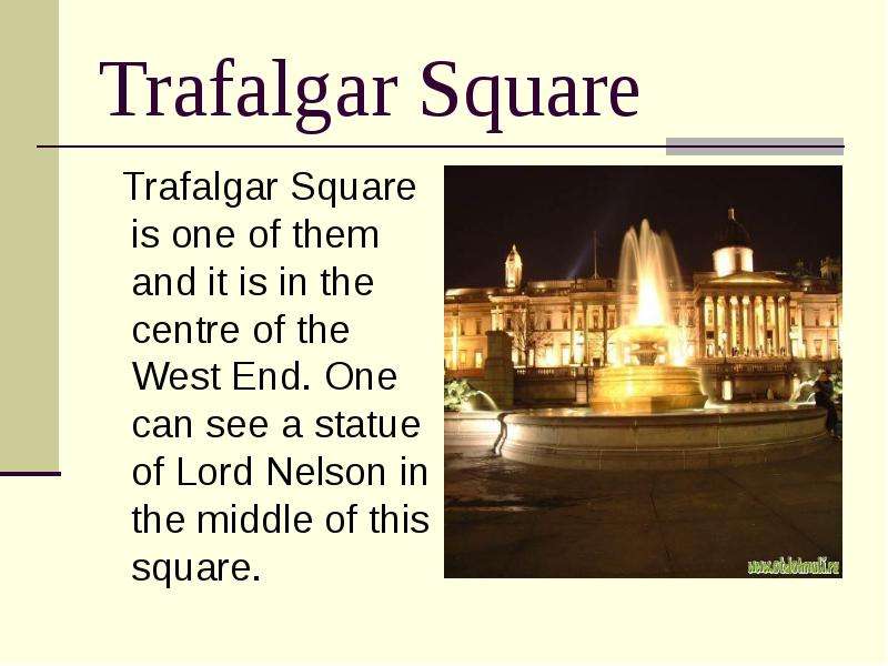 Trafalgar Square Trafalgar
