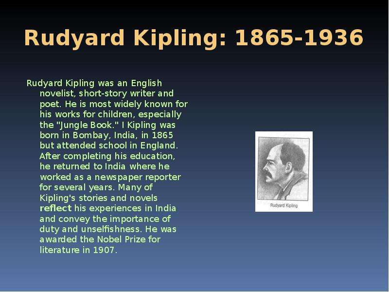 Rudyard Kipling - Rudyard