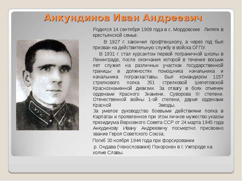 Анкундинов Иван Андреевич