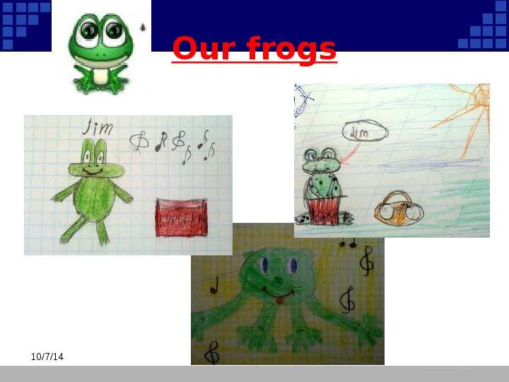 Our frogs