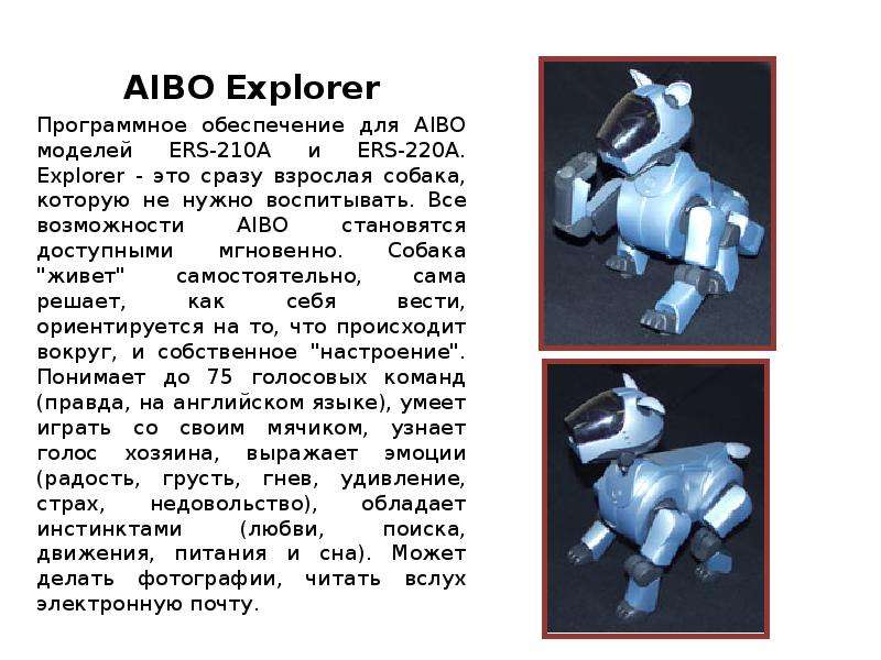 AIBO Explorer AIBO Explorer