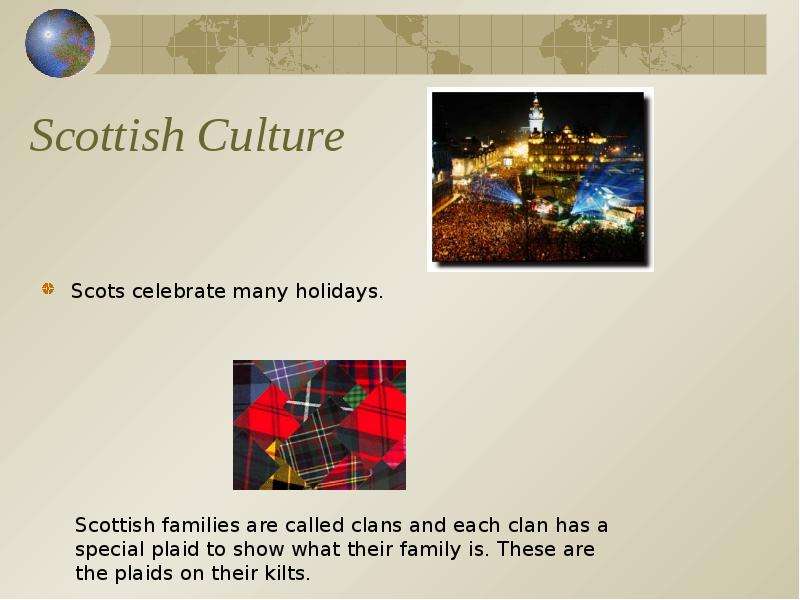 Scottish Culture Scots