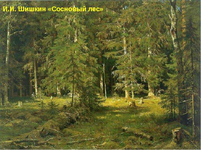 И.И. Шишкин Сосновый лес