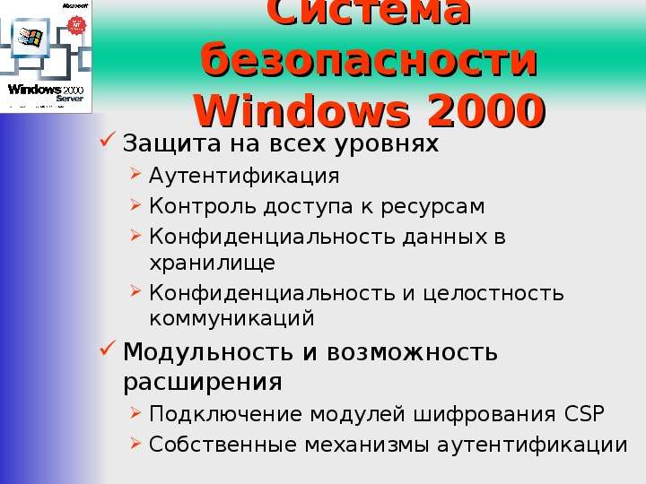 Система безопасности Windows