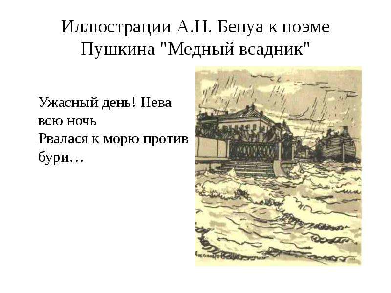 Иллюстрации А.Н. Бенуа к