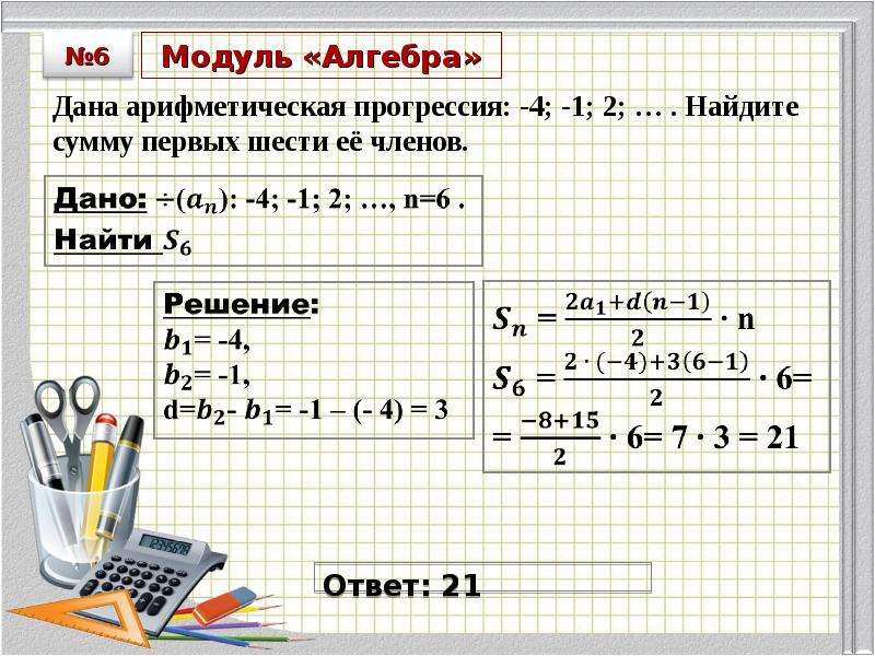 Модуль Алгебра Дана