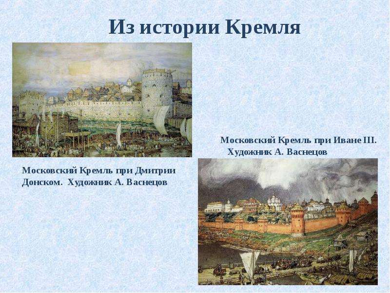 Из истории Кремля Из истории
