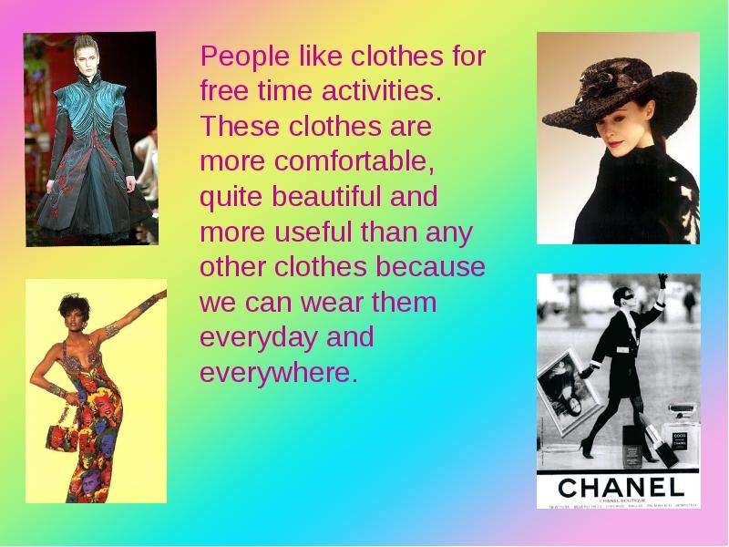 People like clothes for free