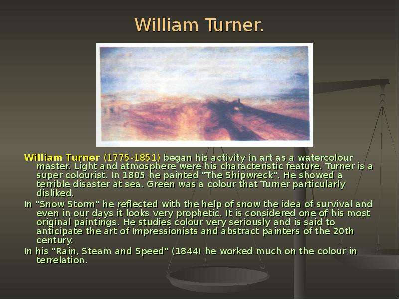 William Turner. William