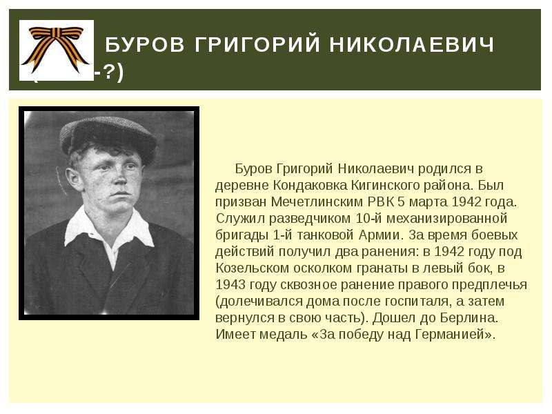 Буров Григорий Николаевич -?
