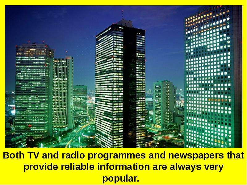 Both TV and radio programmes