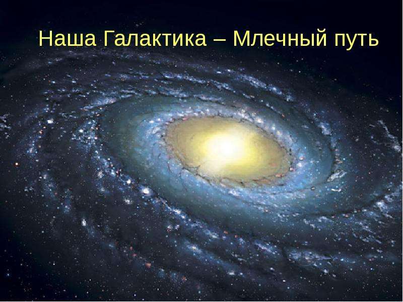 Наша Галактика Млечный путь
