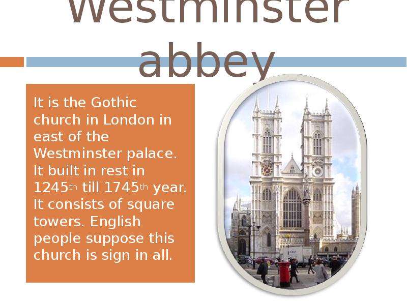 Westminster abbey It is the